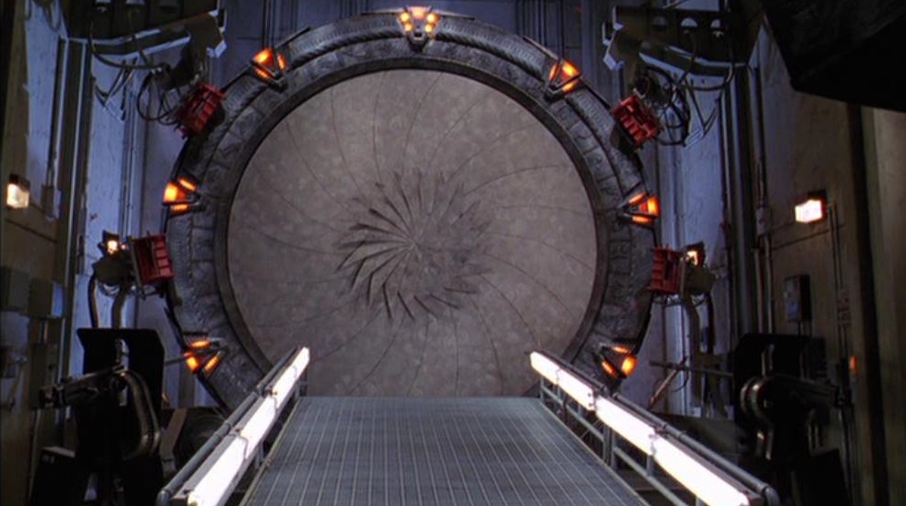 Die Iris am Erd-Stargate