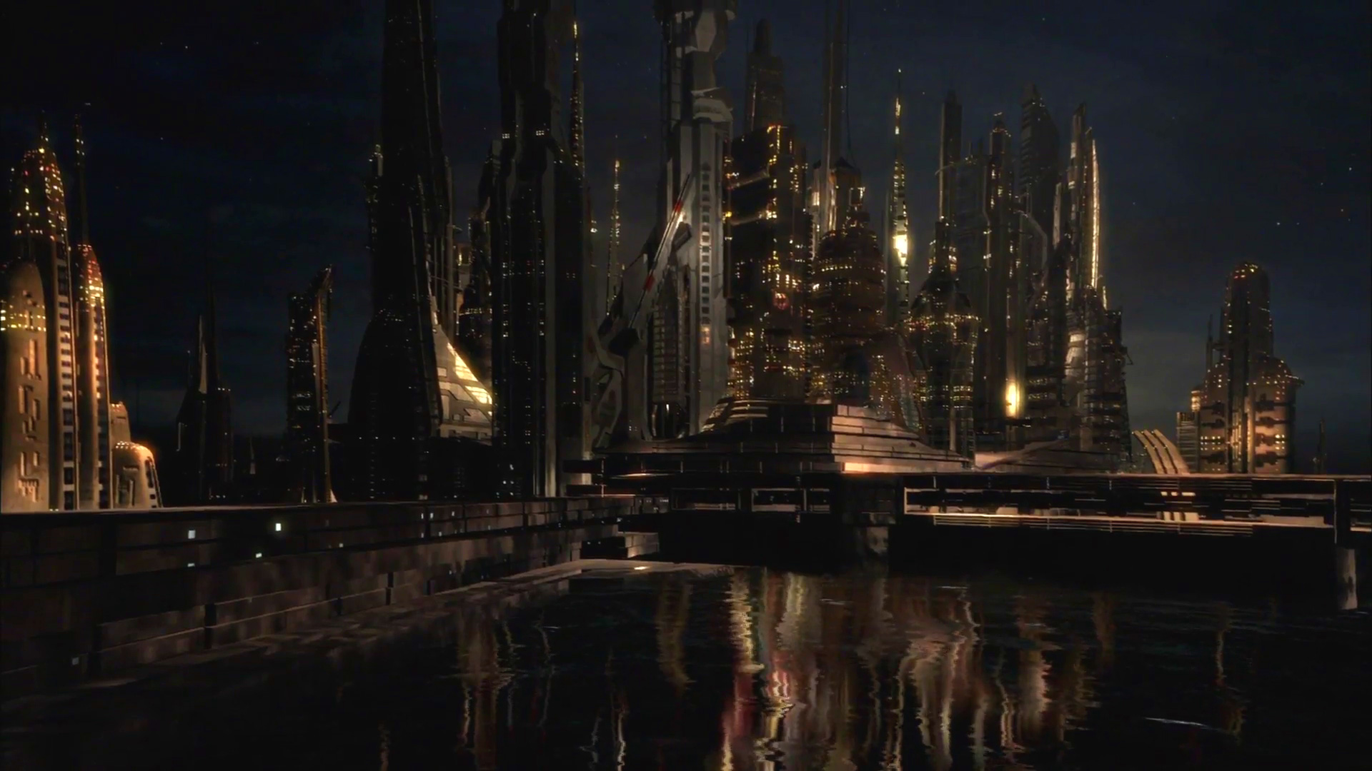 Atlantis bei Nacht